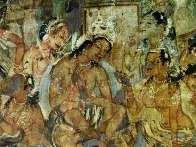 Mural Paintings of Ajanta Caves, India
