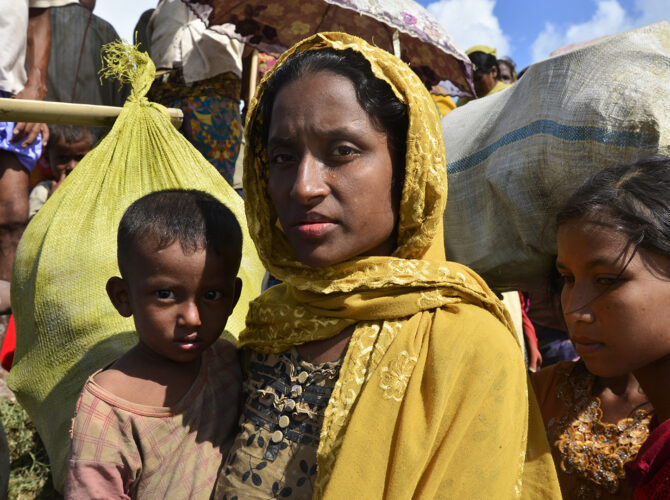 Rohingya Refugees Migrating India